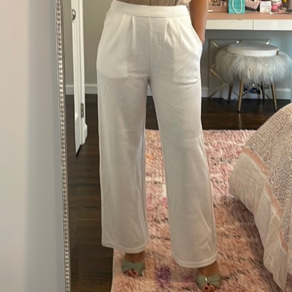 Majestic filatures soft linen cotton blend pants